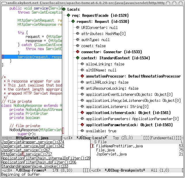 remote debugging with JDIbug